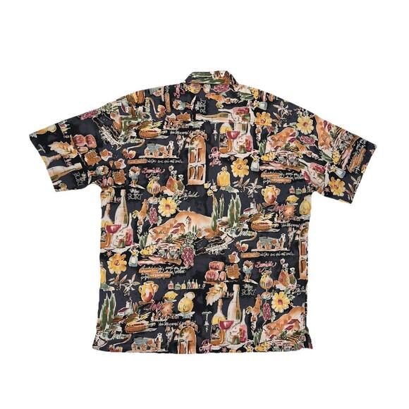 VTG Kahala John Severson Hawaiian Shirt Mens XL Drinks Cocktail Wine Aloha - Picture 2 of 9